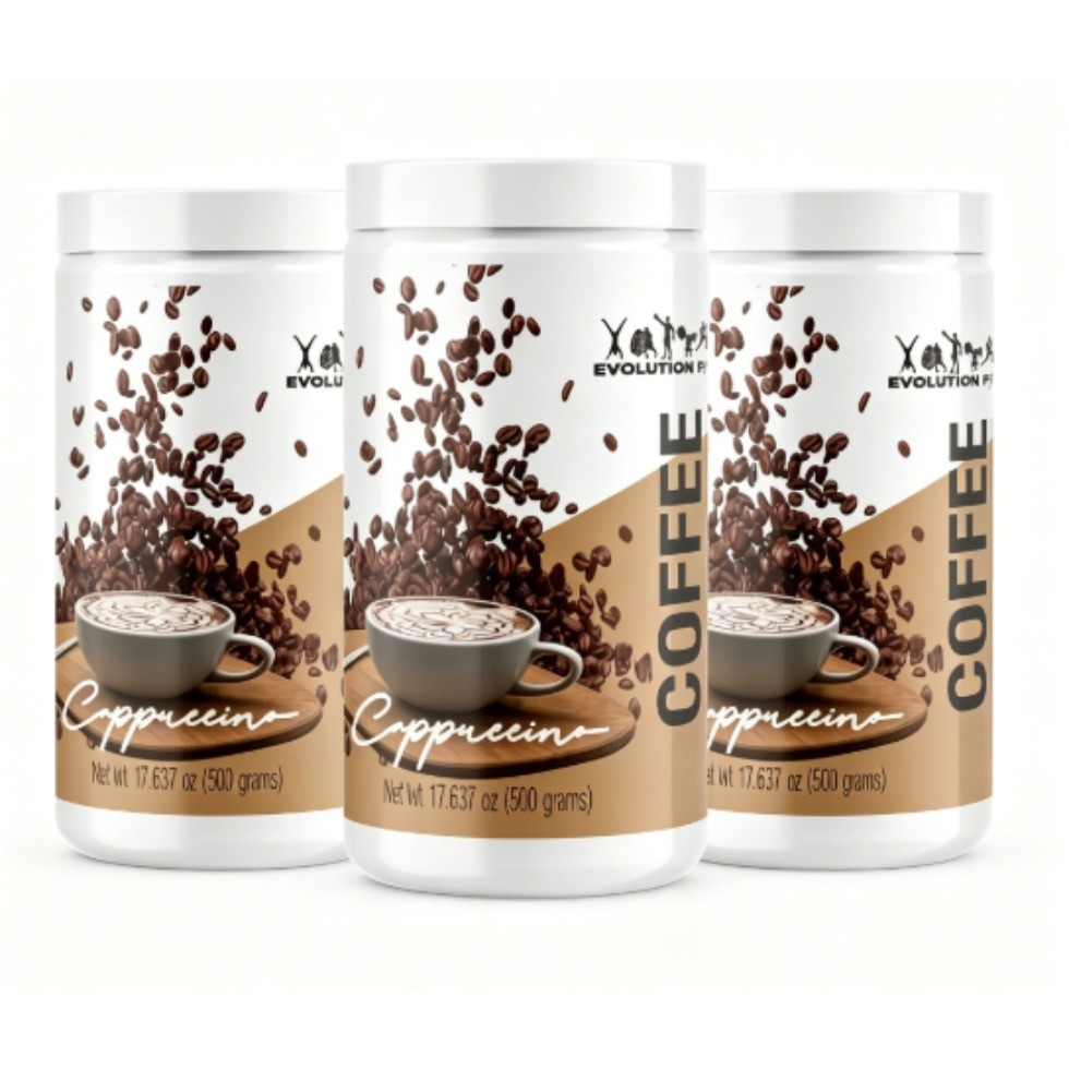 Evolution Fit Cappuccino Instant Coffee Powder Vitamins Energy Coffee Mix 1-Pack gallery