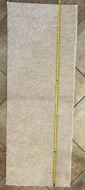 Threshold Antimicrobial Bath Rug - Beige Size 22"x60" NWOT gallery