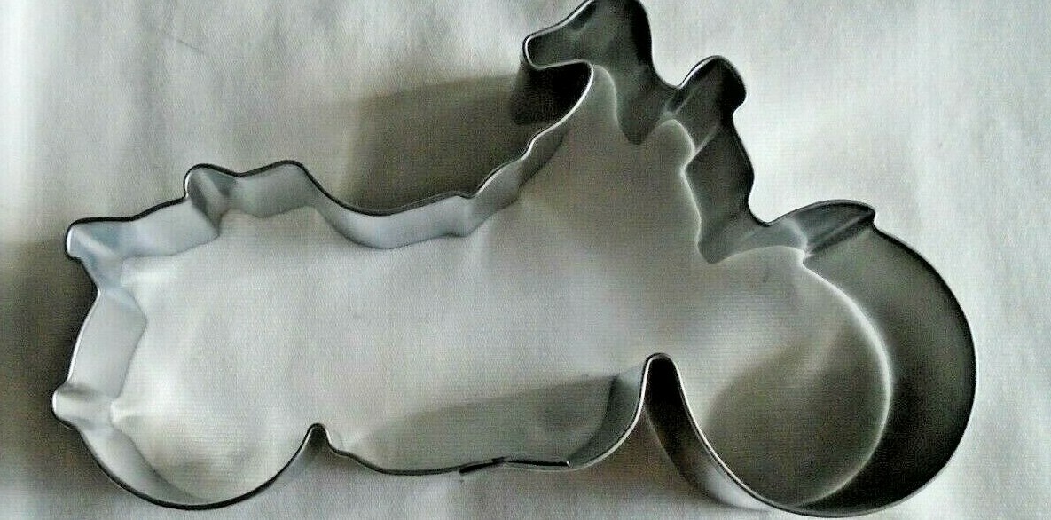 Motorcycle Cookie Cutter 4.5 in gallery