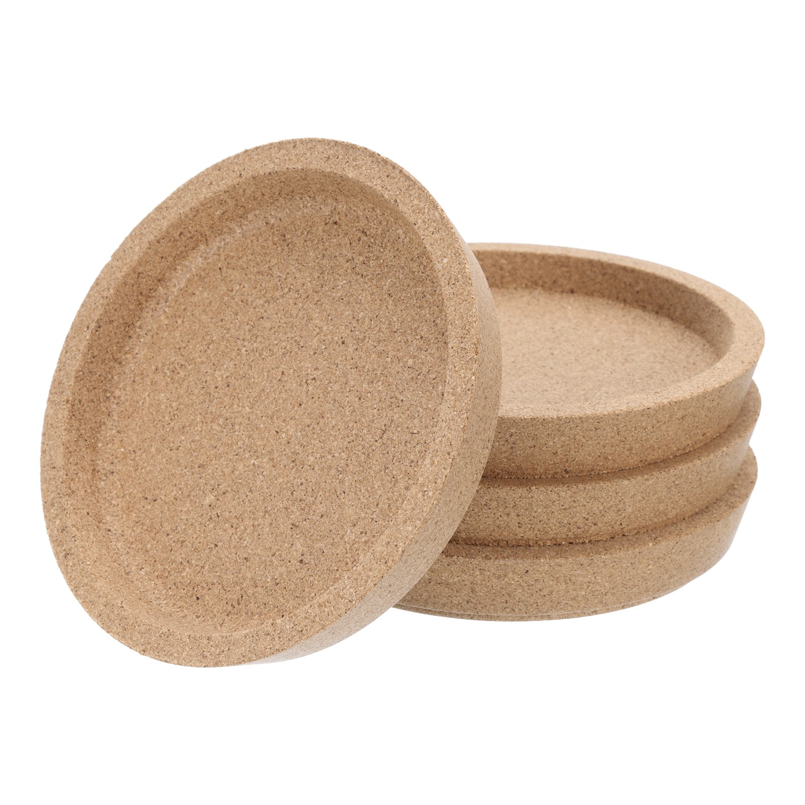 4pcs Cork Coaster with Lip for Absorbent Heat Resistant Drink Coaster gallery