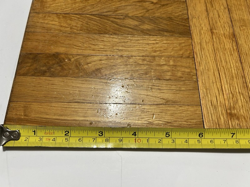 Solid Oak Parquet Flooring 12x12 10 Tiles 10 Sq Ft Reclaimed: FREE SHIP gallery