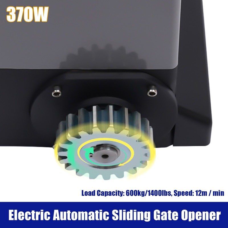 1400LBS Electric Automatic Sliding Gate Opener Door Operator&Remote Control 370W gallery
