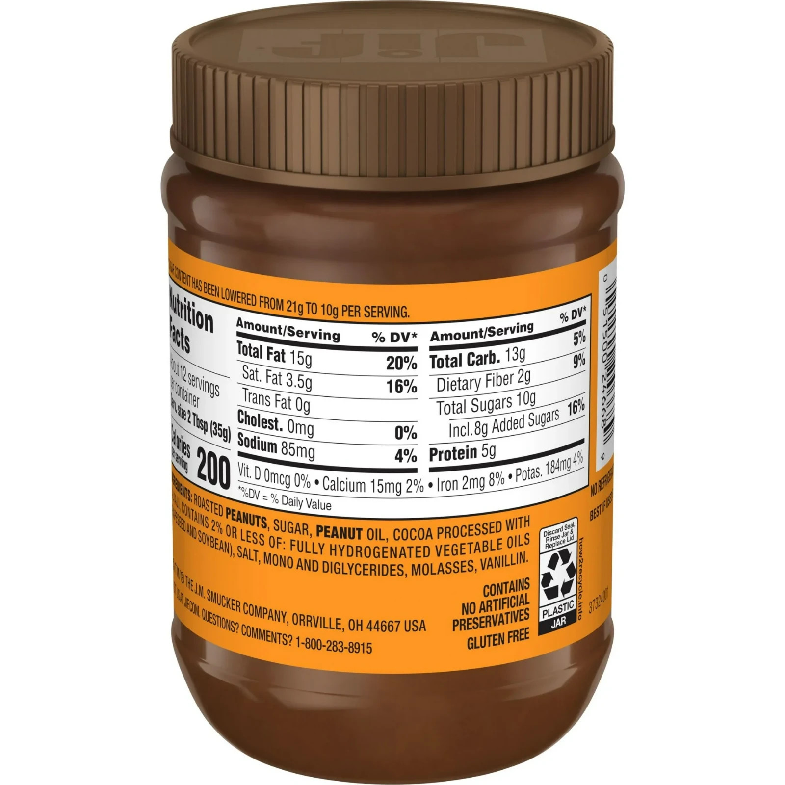 (3 pack) Jif Peanut Butter & Chocolate Flavored Spread, 15 oz Jar... gallery