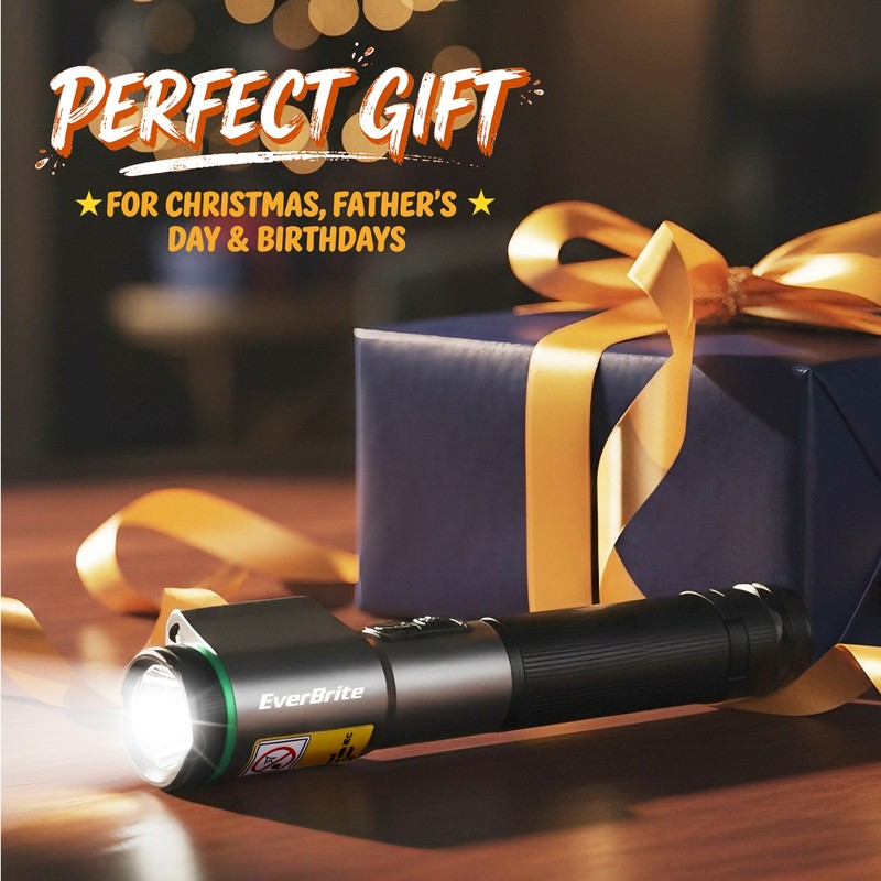 EverBrite Rechargeable EDC Flashlight with White Light and Green Beam 500 Lumens gallery