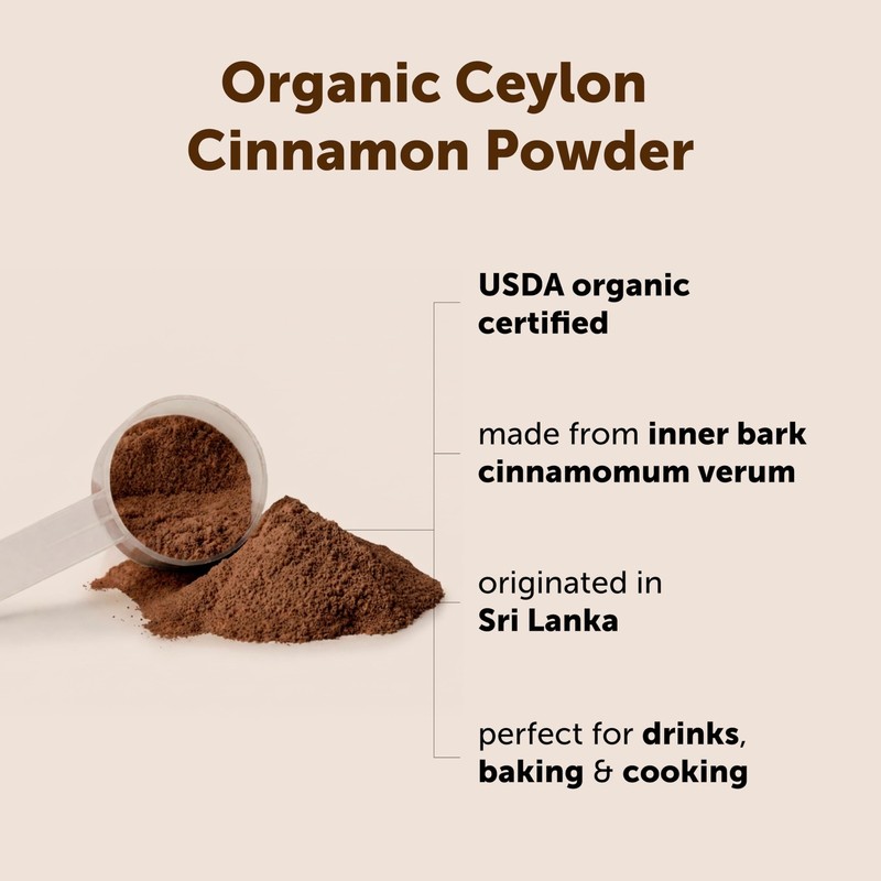 Micro Ingredients Organic Ceylon Cinnamon Powder, 2 lb 32 Ounce (Pack of 1) gallery