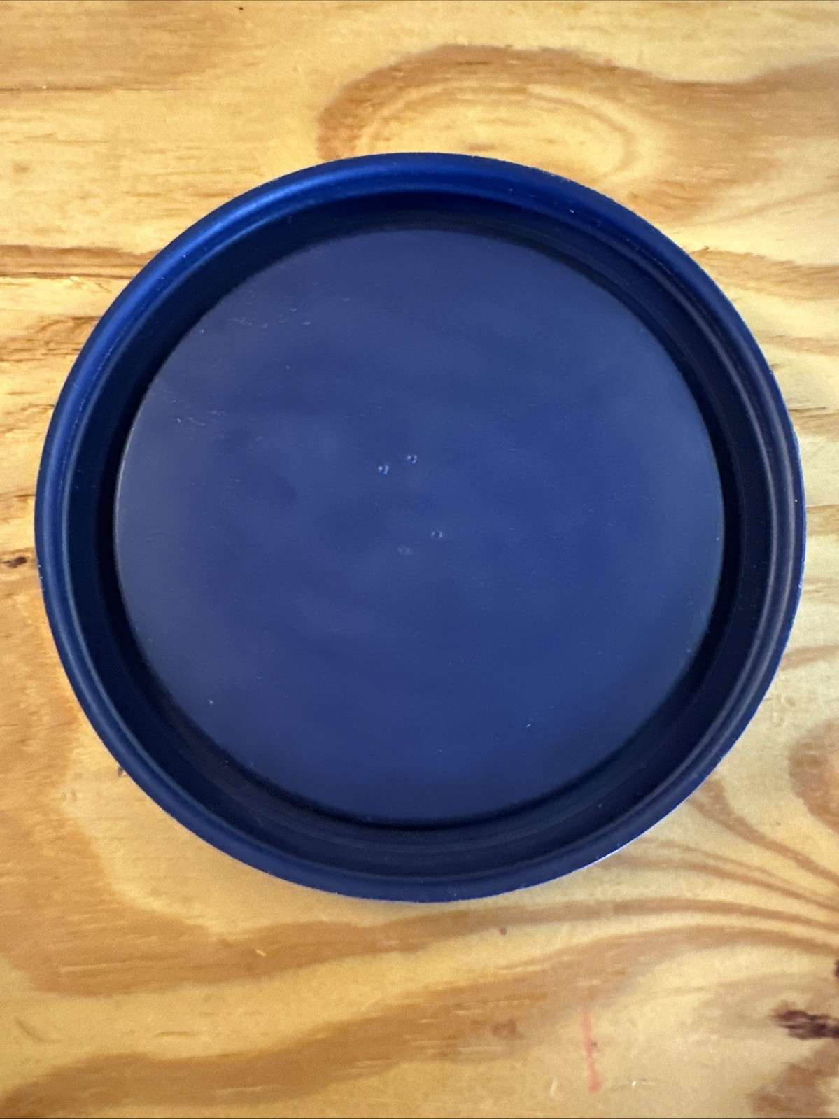 Pyrex Storage #7401-PC Dark Blue 6" Round Plastic Replacement Lid Cover 4 Cup gallery
