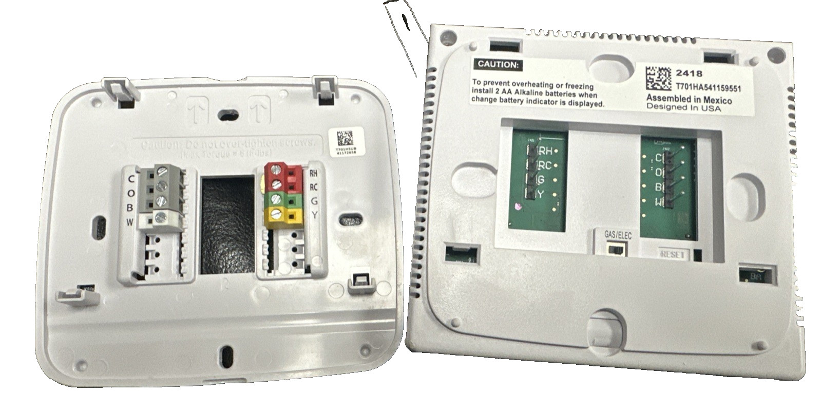 Pro1 IAQ T701 Non-Programmable 1H/1C Dual-Powered Thermostat gallery