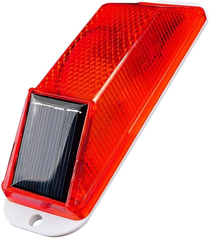 Solar Strobe Warning Light Sensitive LED Warning Lamp Super Bright Waterproo... gallery