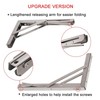Folding Shelf Brackets 12", Max Load: 330lb Heavy Duty Stainless Steel Collapsib gallery