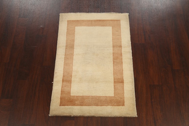 Bordered Stylish Gabbeh Kashkoli Wool Modern Rug- Enhance Your Home Decor 3x4 ft gallery