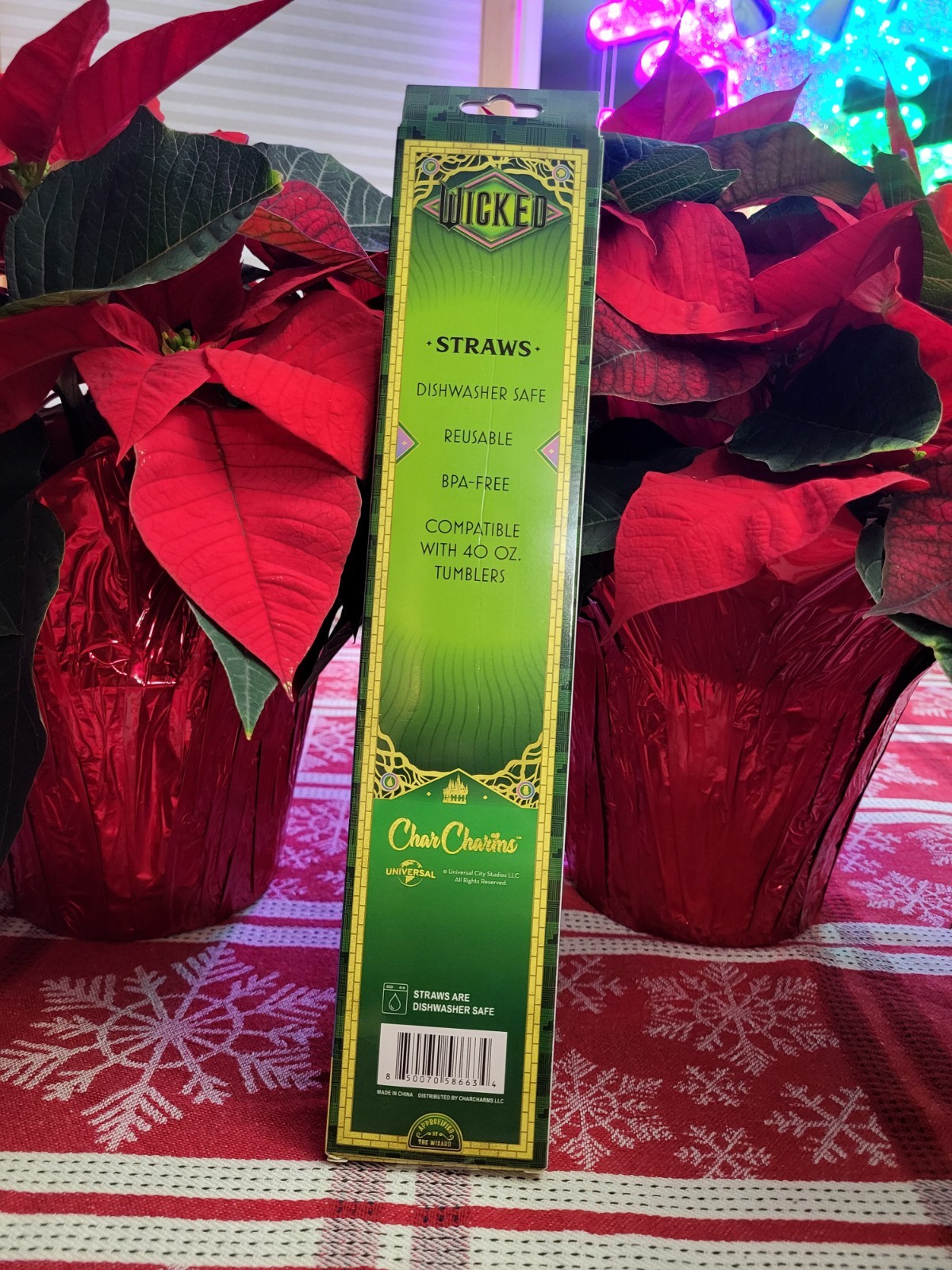 NEW Wicked CharCharm Straw 4-pack Yellow Brick Road 40 oz for Stanley Tumbler gallery