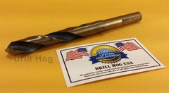 Drill Hog 9/16″ Drill Bit 9/16″ Silver & Deming Bit Cobalt HSS Lifetime Warranty