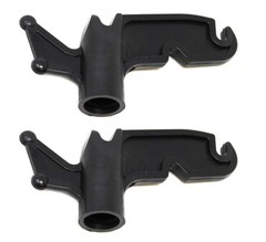 JSP Manufacturing Multi-Purpose Plastic Utility Hook Screw On Pole Black