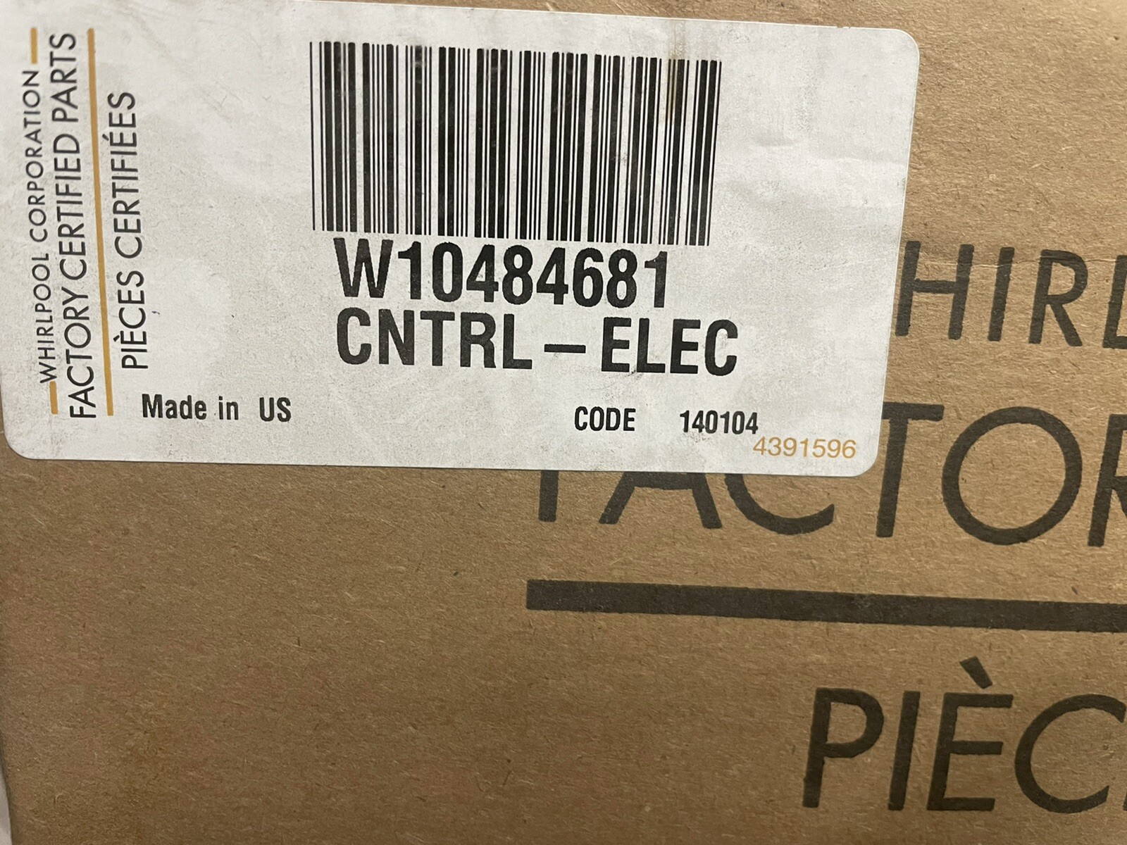 New OEM Whirlpool Washer Electronic Control Board W10484681 (B4) gallery