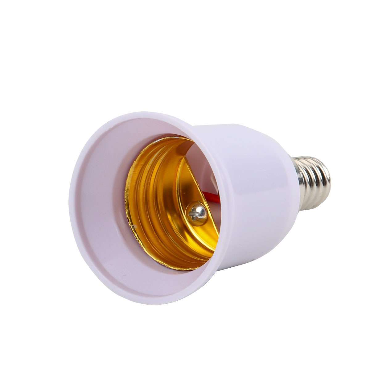 5-20Pcs Light Bulb Socket Adapter E12 to E26/E27 Base Chandelier Converter Lamp gallery