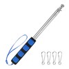 1-Pack Telescopic Handheld Flagpole, 5.2ft/1.6m Stainless Steel Pole [Blue] gallery