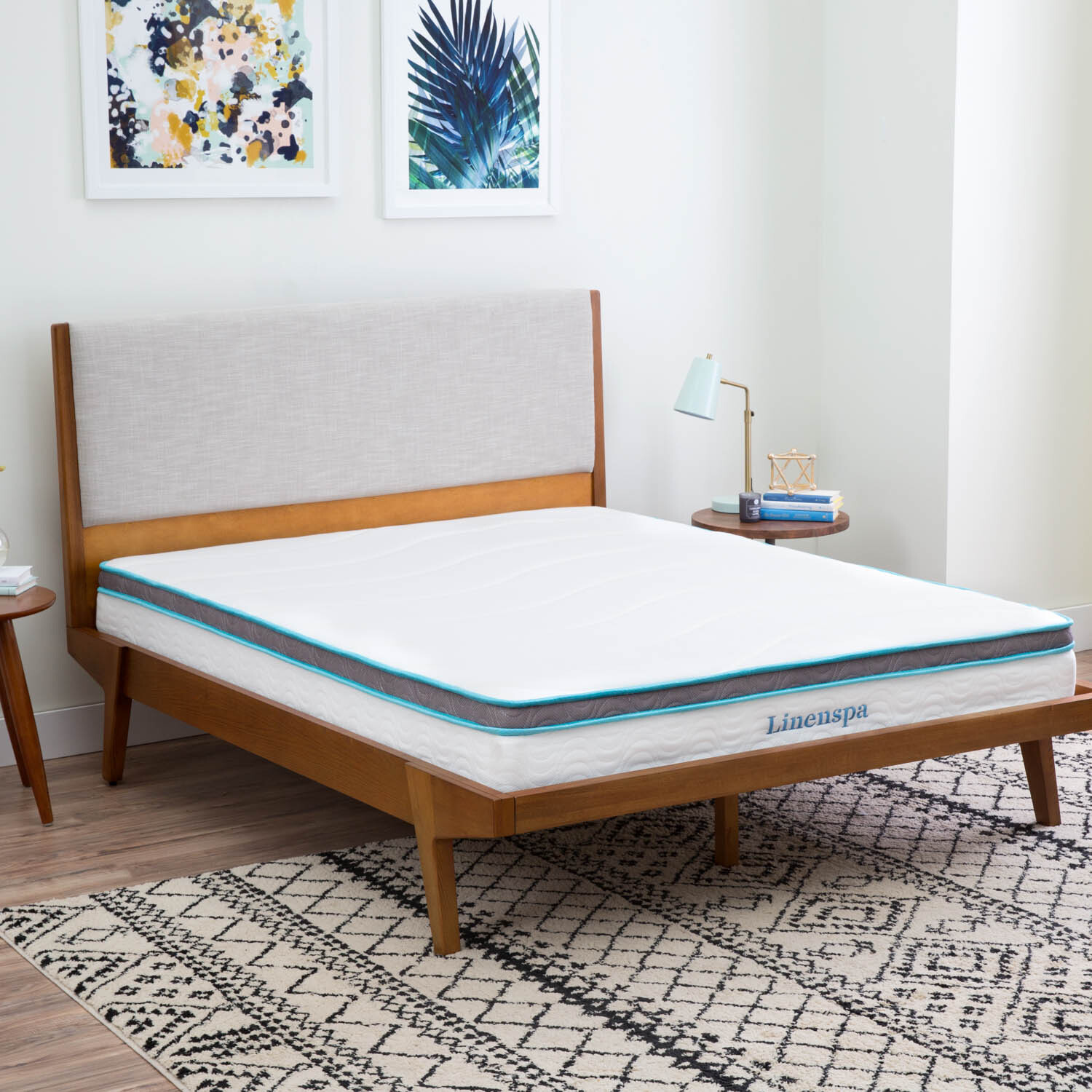 Linenspa 8 Inch Memory Foam and Innerspring Hybrid Medium-Firm Mattress gallery