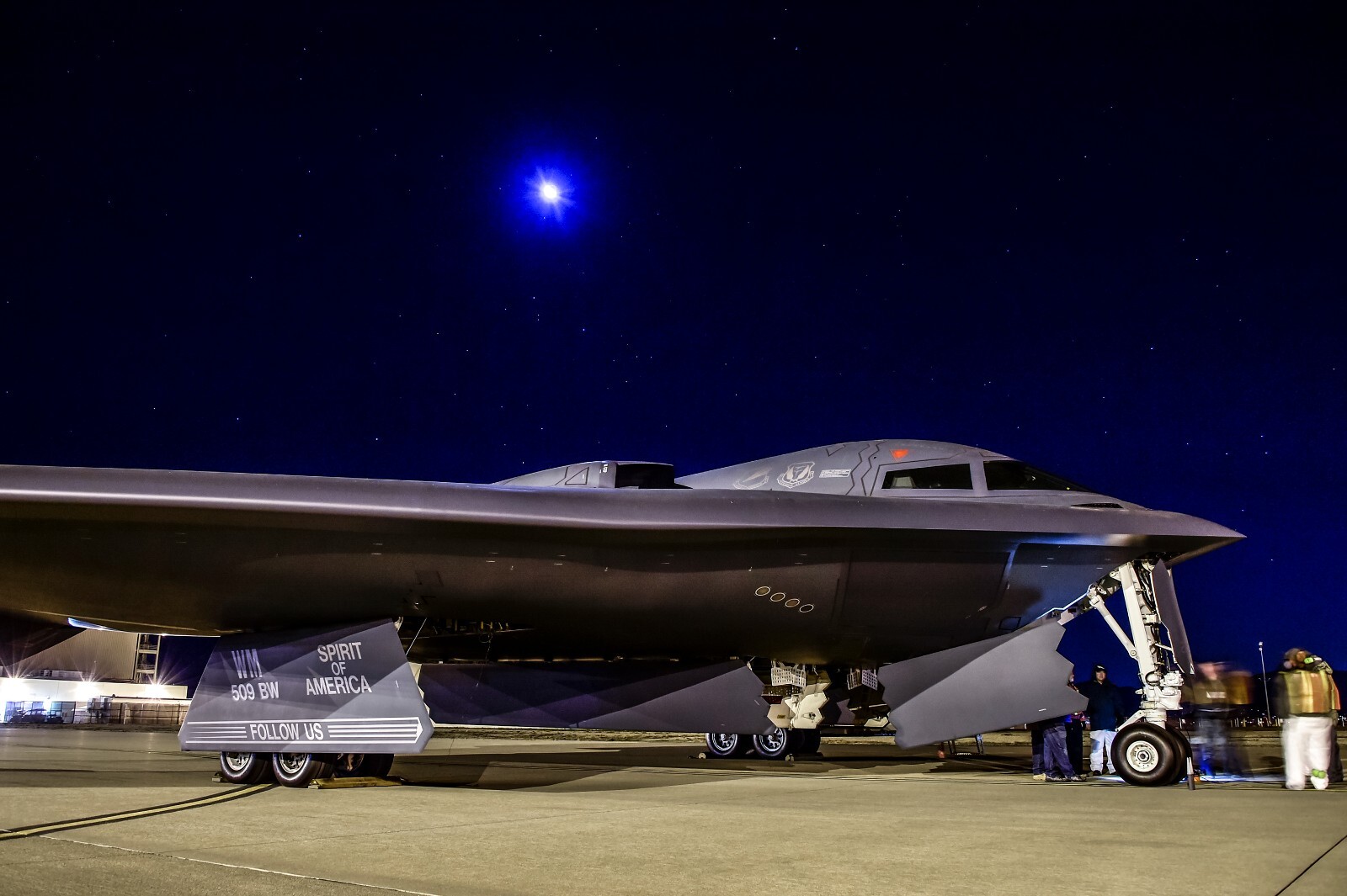 B-2 Spirit Stealth Bomber (Starry Night) POSTER 24 X 36 Inches Military Aircraft gallery