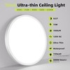 7 Inch Flush Mount Ceiling Light, 15W 1800LM Ceiling Light 7Inch-1pack White gallery