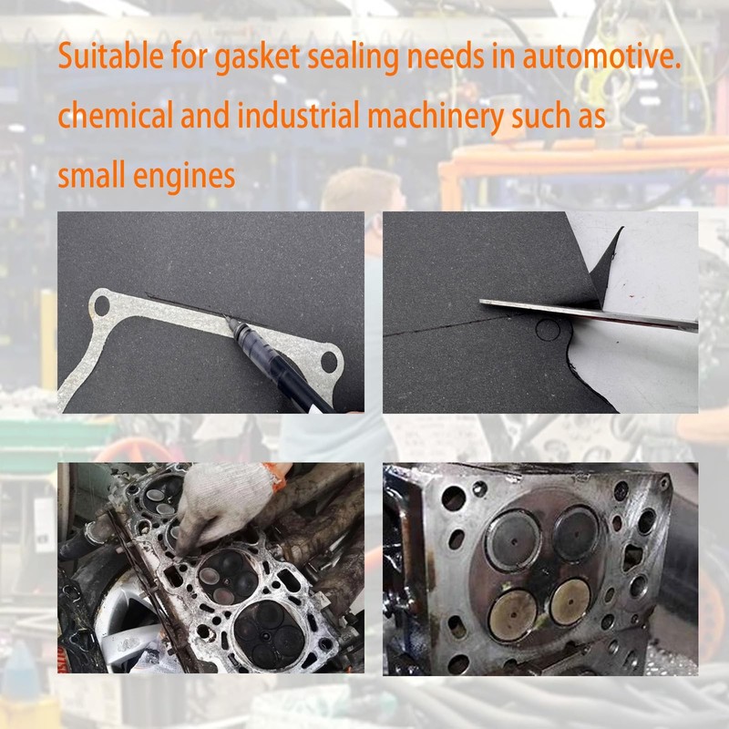 DVBB Gaskets Material Non Asbestos Materials-15 x11.8 in Temperature Gasket... gallery