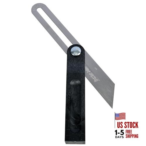 Level & Tool B75 T-Bevel – Structo-Cast Handle, 9", Silver, 1 T-Bevel