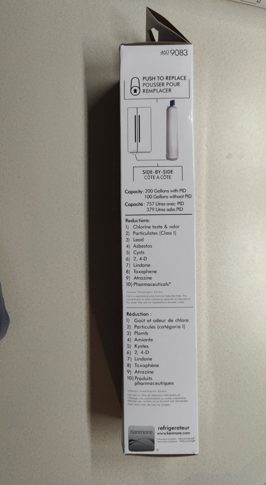 Lot Of 3 Kenmore 46-9083 Replacement Refrigerator Water Filter gallery
