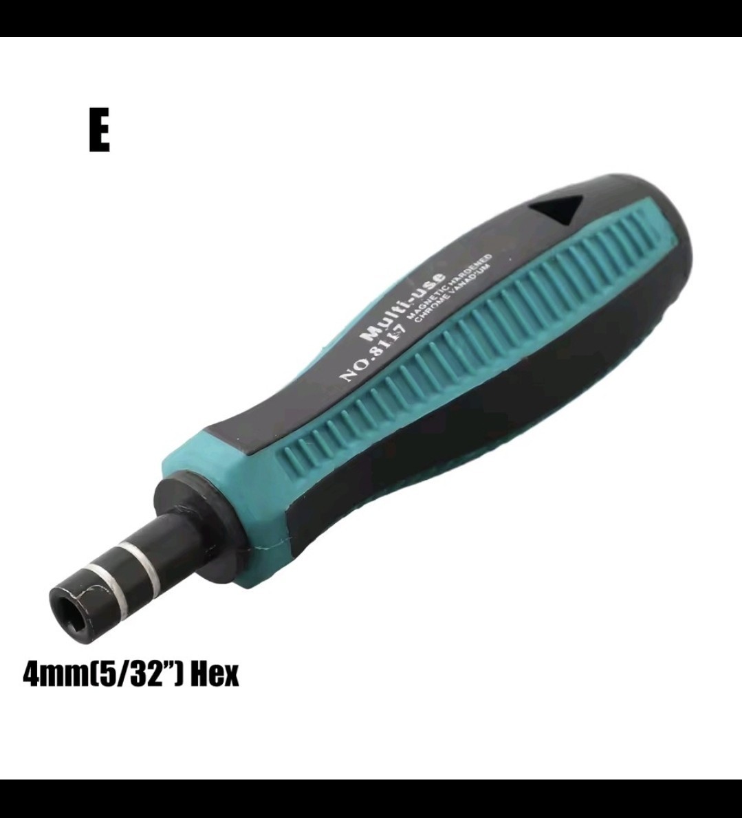 1pc 4mm Hexagonal Adapter Round Screwdriver Handle (East Shipping gallery