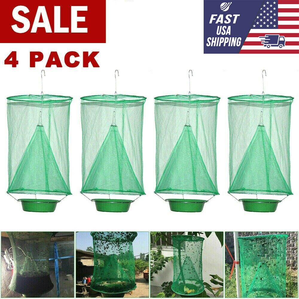4 Pcs The Ranch Fly Trap Outdoor Fly Trap Killer Bug Net Cage Perfect for Horses gallery