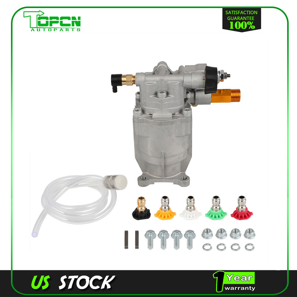 2700psi 3/4" Shaft Horizontal Cold Water Power Pressure Washer Water Pump 2.5GPM gallery