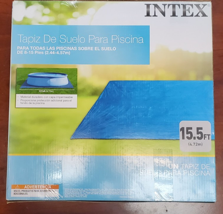 28048E Intex AboveGround Pool Ground Cloth. Up to 15' Round. 15-1/2ft x 15-1/2ft gallery