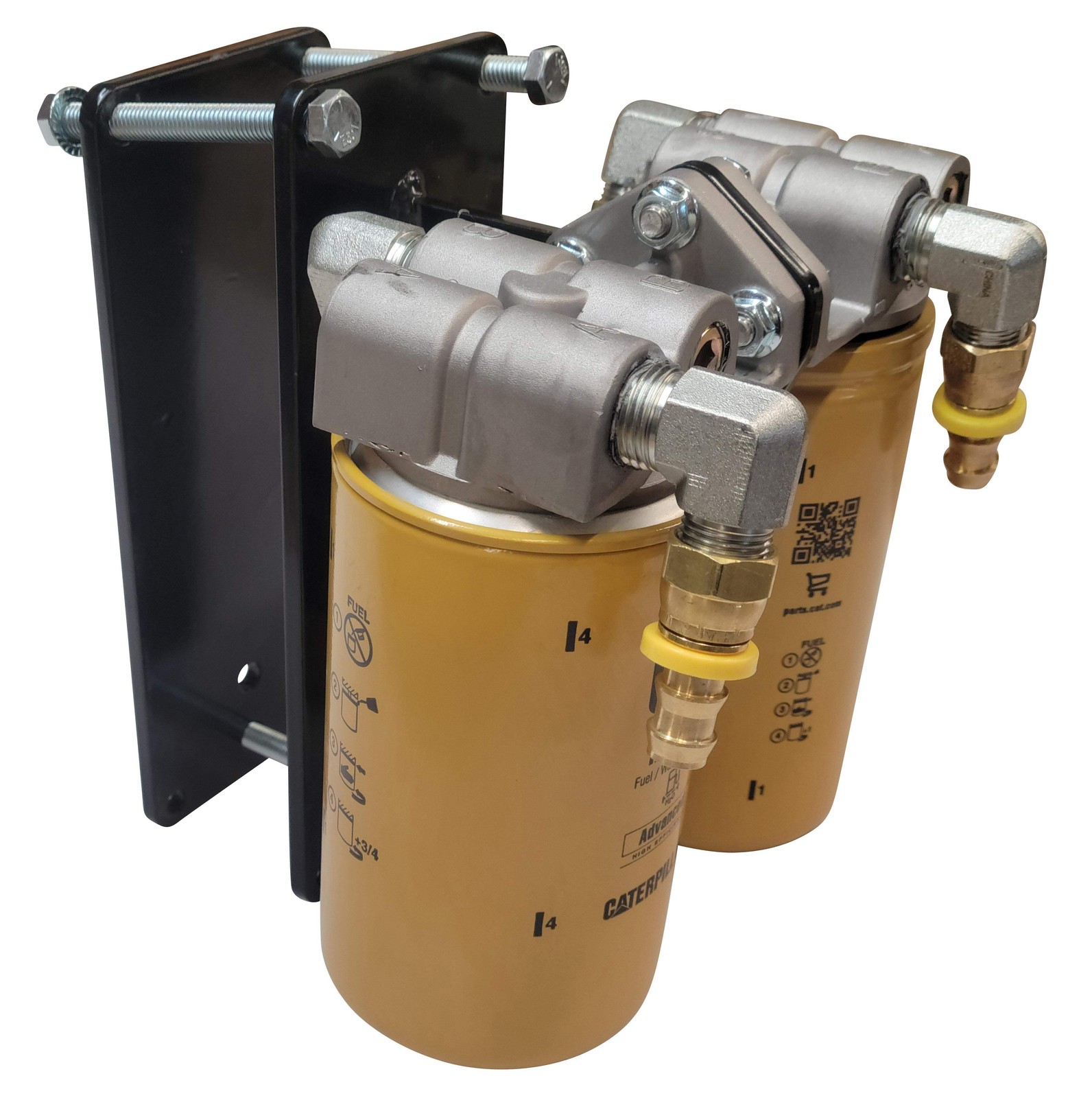 Dual Diesel CAT Fuel Filter Remote Mount Filter System gallery
