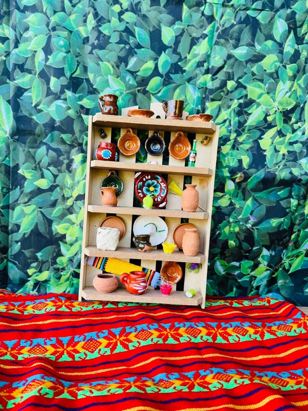 TRASTERITO TRASTERO MEXICAN DECORACIÓN/ WITH MINIATURE KITCHEN DECORATIONS gallery