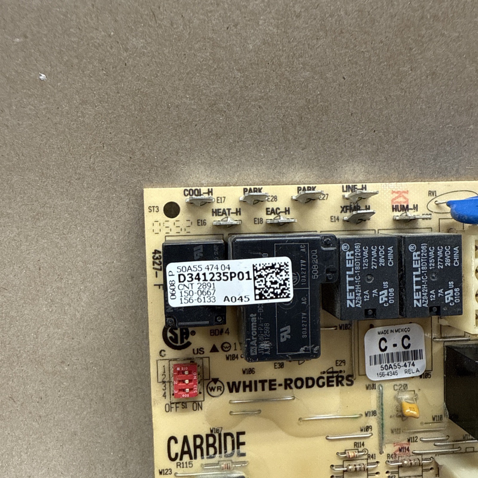 TESTED Furnace Control Circuit Board 50A55-474-04 D341235P01 White-Rodgers B12 gallery