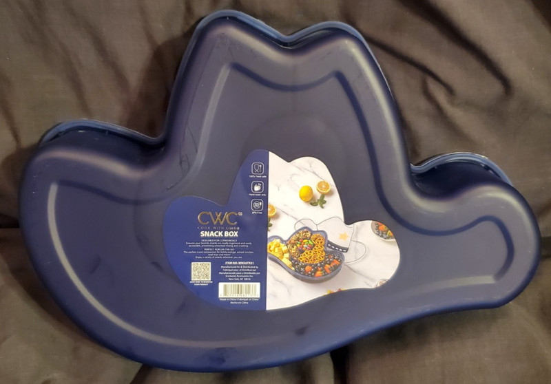 Cook with Color Texas Theme Multi-Compartment Snack Container with Lid - Choose gallery