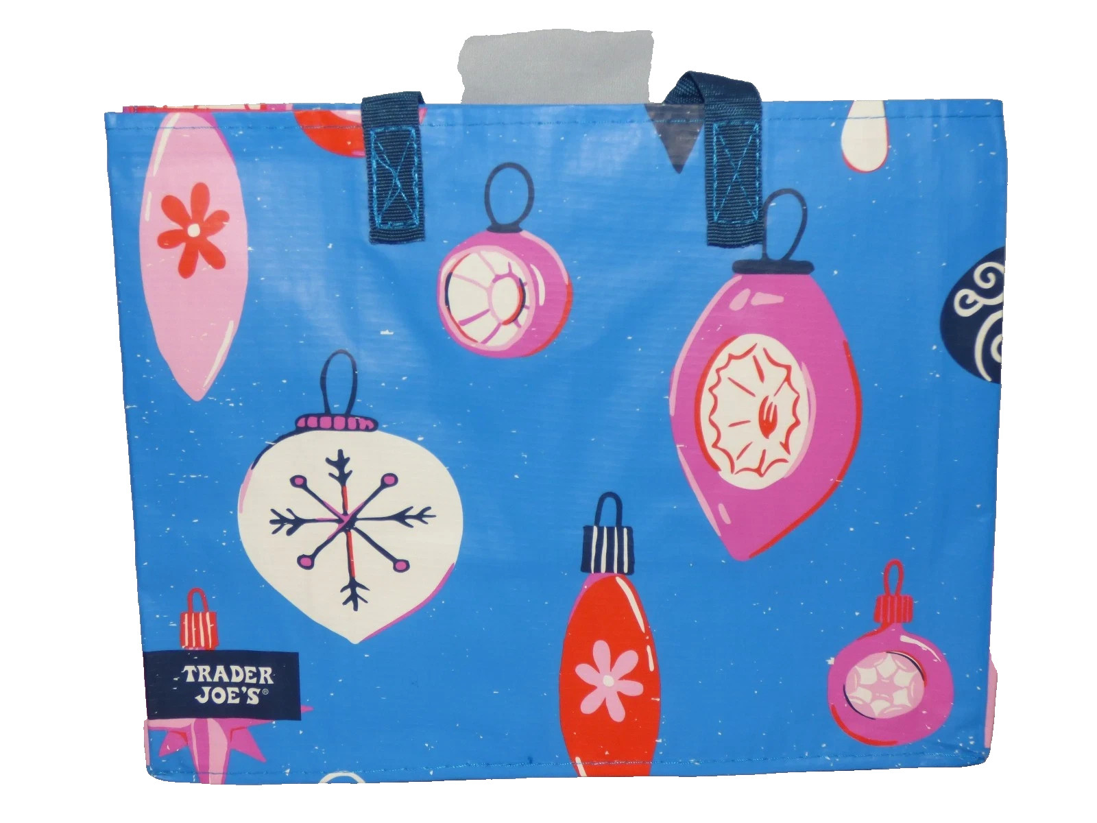 Trader Joe's Gift Bag Reusable - Blue-Limited Edition-New gallery