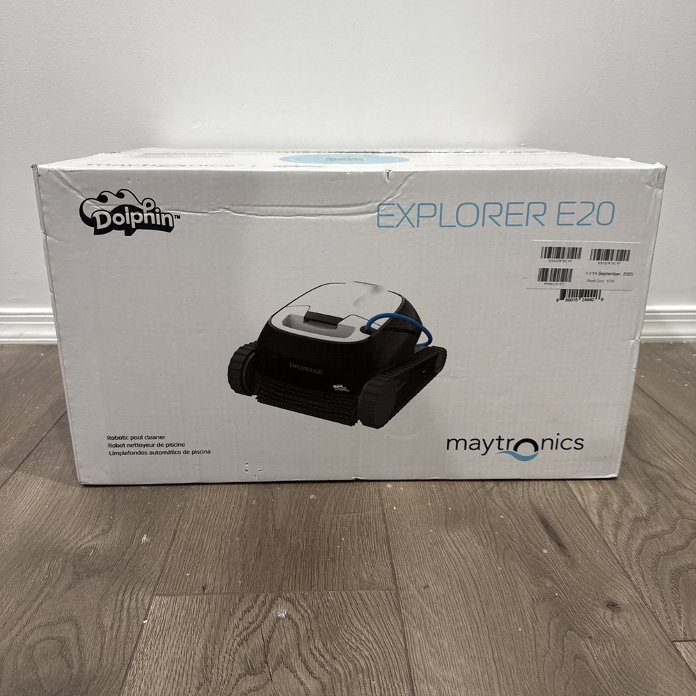 Dolphin Explorer E20 Robotic Pool Cleaner Auto Vacuum Easy Clean (9426) New