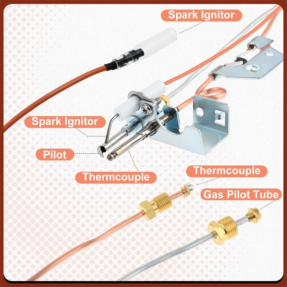 9003542 Water Heater Pilot Assembly Nat Gas Burner Fit For A.O Smith State gallery