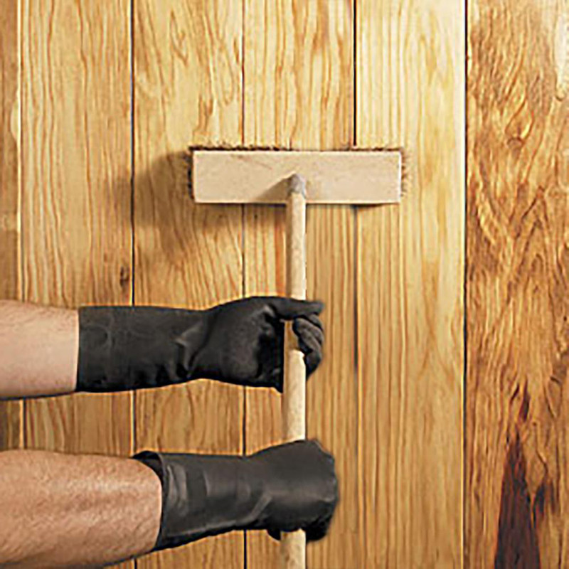 1 & 5 gal. #PFC-25 Dark Walnut Solid Color House and Fence Exterior Wood Stain gallery