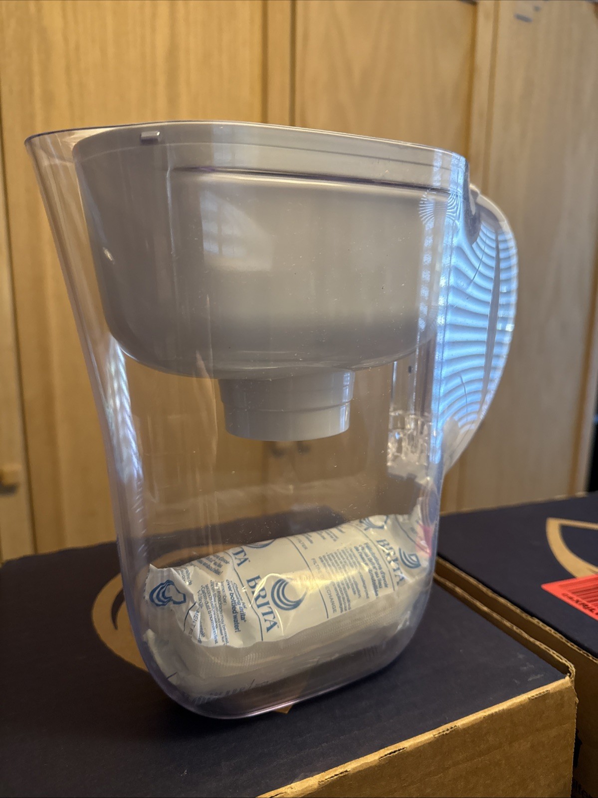 Brita Metro Water Filter Pitcher 6 Cup BPA-Free + 1 Brita Filter, open box. gallery