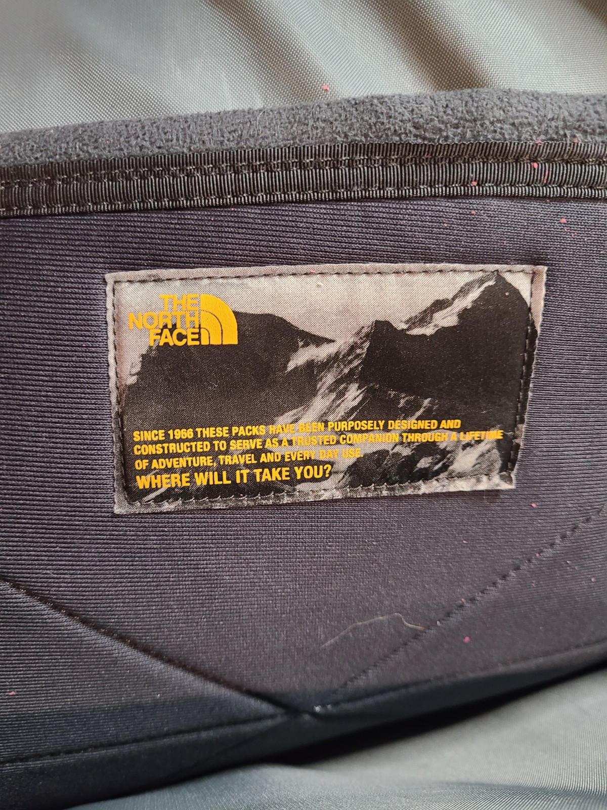 North Face Grey And Black Recon Backpack 4