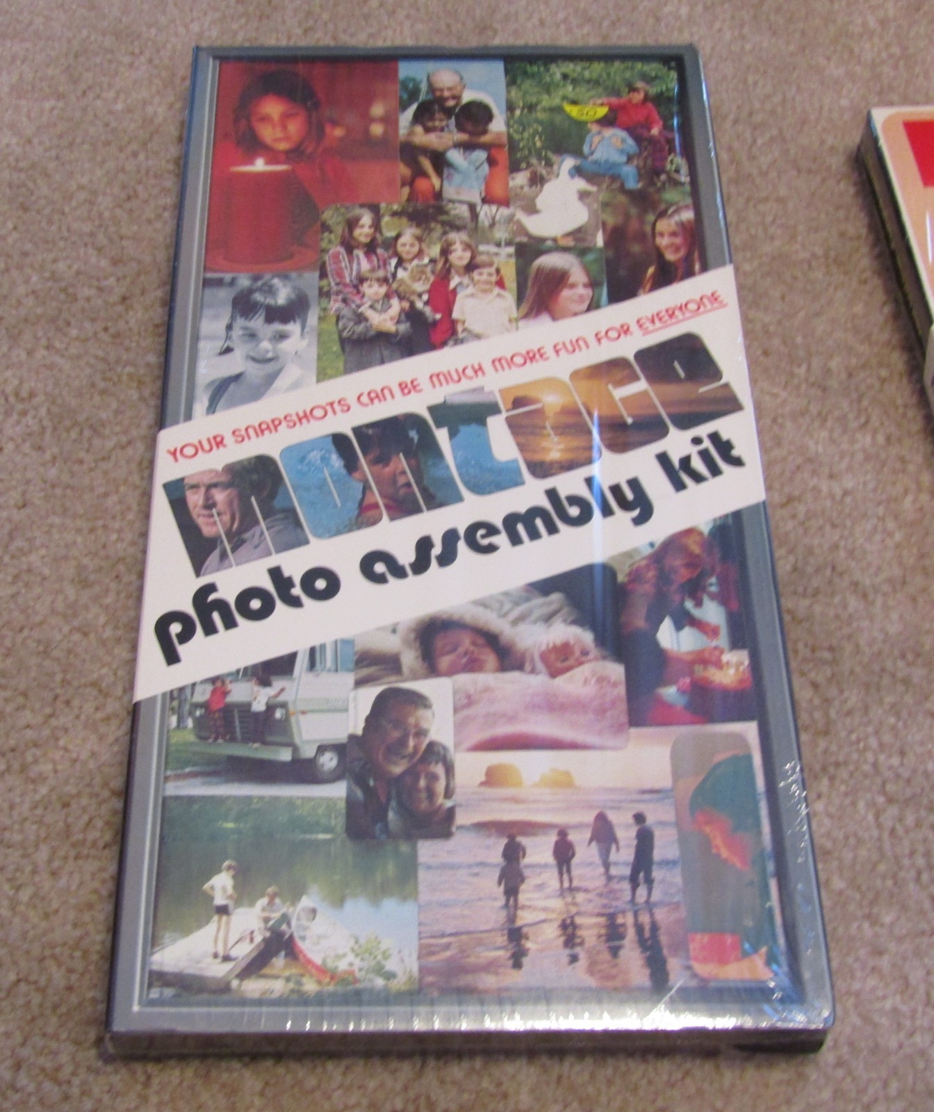 Photo Assembly Kit 8 x 16 Frame for all your Montage Snapshots NIP Vintage gallery