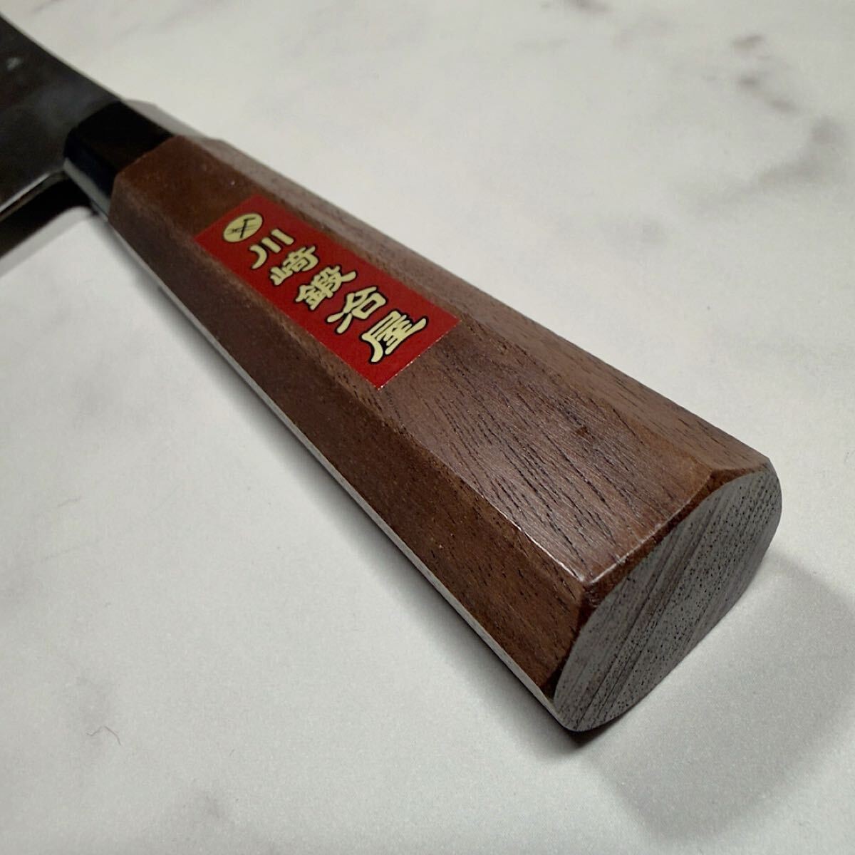 Japanese knife Bunka Kiritsuke 180mm Aogami No.2 Steel Used gallery