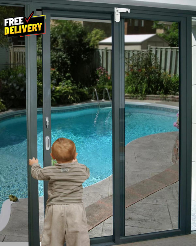 Sliding Door Security Lock Sliding Patio Door Lock for Glass Doors Child Safety gallery
