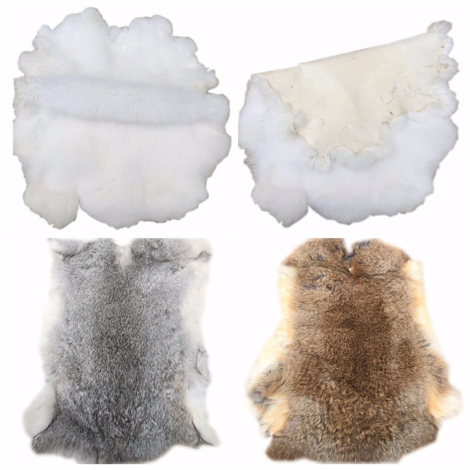 Real Rabbit Fur Blanket Rugr Pelt Throw Fur Blanket Carpet Cosy Suitable Craft gallery