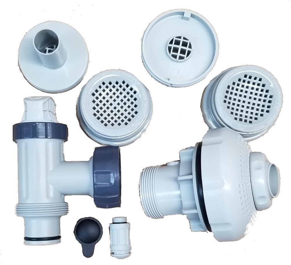Intex 26004E Above Ground Swimming Pool Inlet Air Water Jet Replacement Part Kit gallery