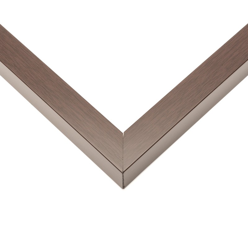 13x39 Shadow Box Brown Walnut Finish Solid Wood Display Frame | 0.875 Inch Mould gallery