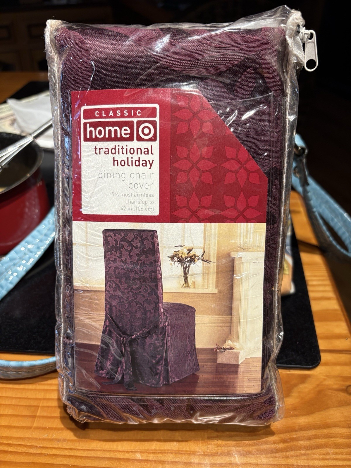 Classic Home Traditional Holiday Dining Chair Cover. Up To 42 Inches gallery