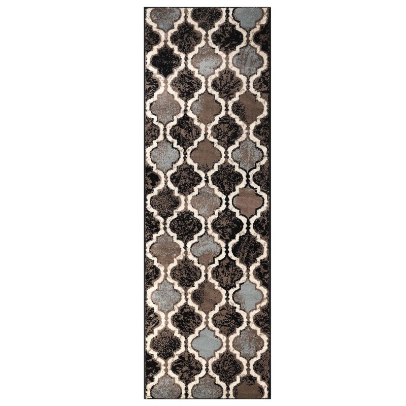 Indoor Runner Rug, Jute Backing, Modern Plush Rugs For Hallway, Living, Dinin... gallery