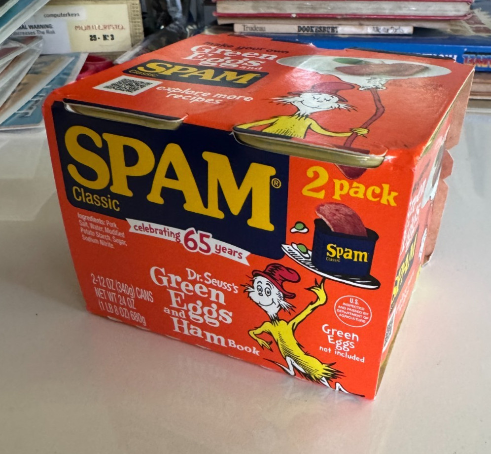 Green Eggs & Ham SPAM Limited Edition (Two 12oz Cans) (6/2028) FREE SHIPPING! gallery