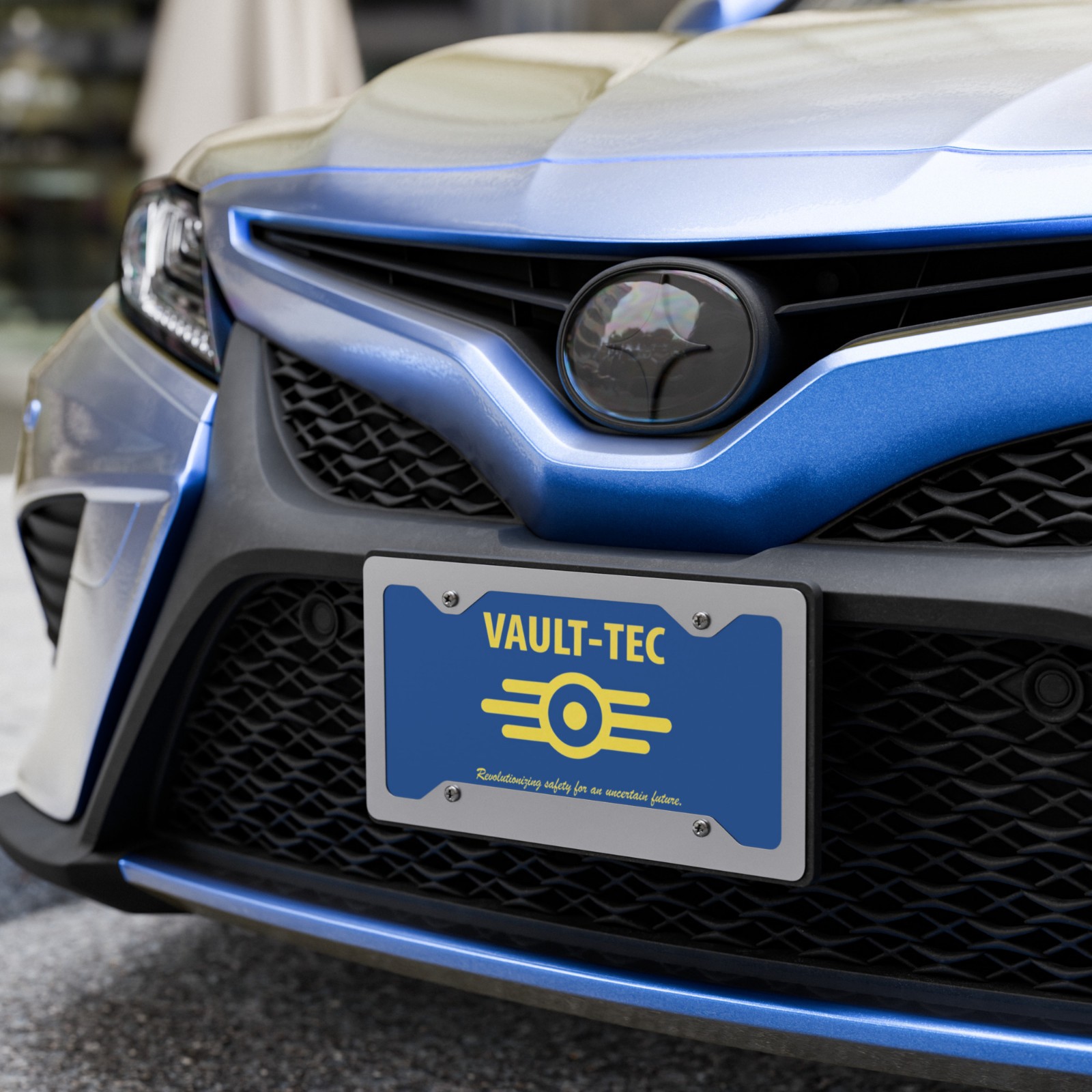 Vault Tec Vanity Plate Fallout License Plate gallery